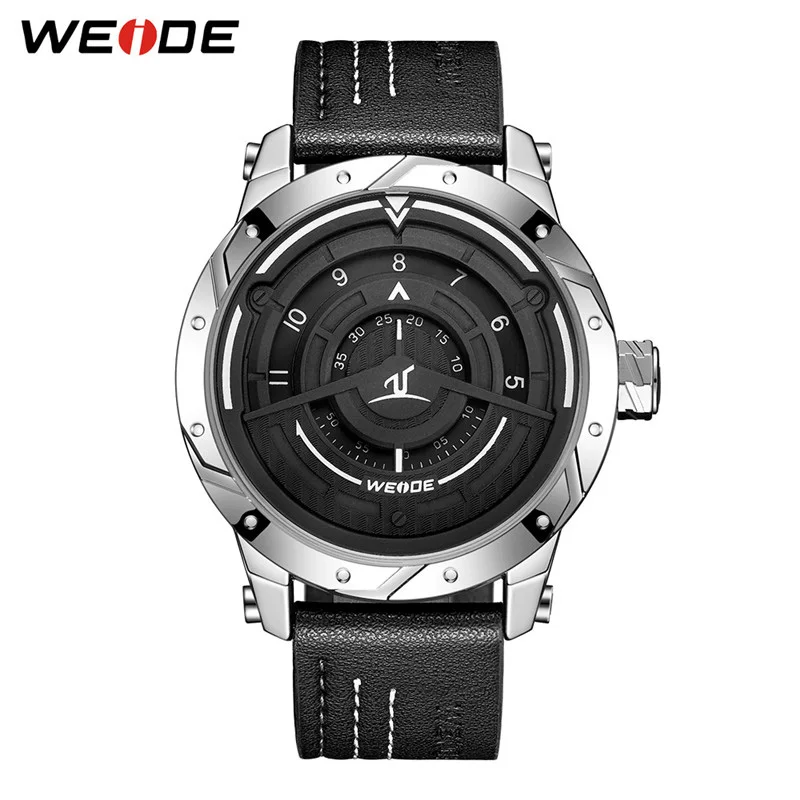 Часы WEIDE для мужчин, кварцевые наручные часы, спортивные часы, мужские часы, роскошные часы от лучшего бренда, мужские часы с кожаным ремешко.
