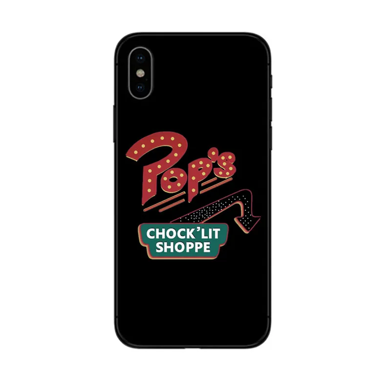 Американский ривердейл ТВ Jughead Jones Woz Черный силиконовый чехол для телефона apple