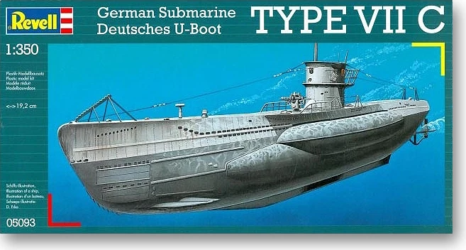 

REVELL 1/350 GermanyVII C U-BOOT модель подводной лодки #05093