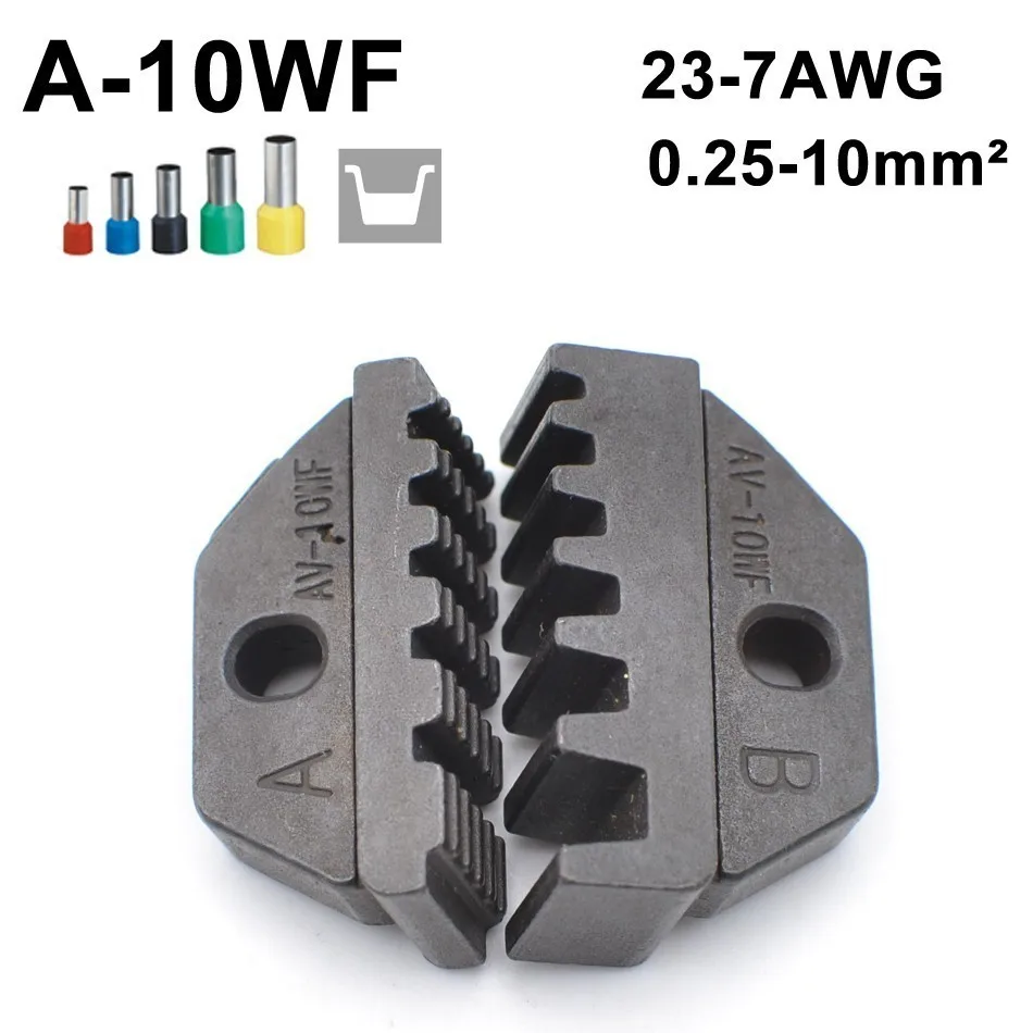 Обжимные плоскогубцы штампы мульти ручные инструменты челюсти детали VE штифт RV SV