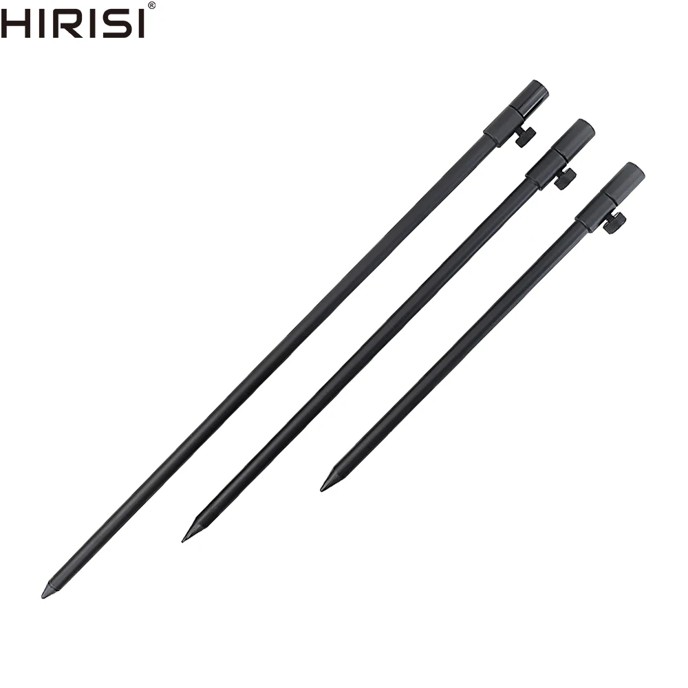 2 x Aluminium Carp Fishing Bank Sticks Carp Fishing Rod Pod Telescopic Diameter 12mm