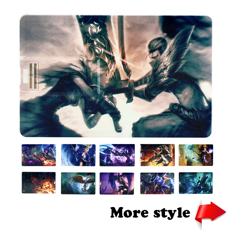 Водонепроницаемая супертонкая забавная игровая карта USB флеш-накопитель 4 ГБ 8 16 32