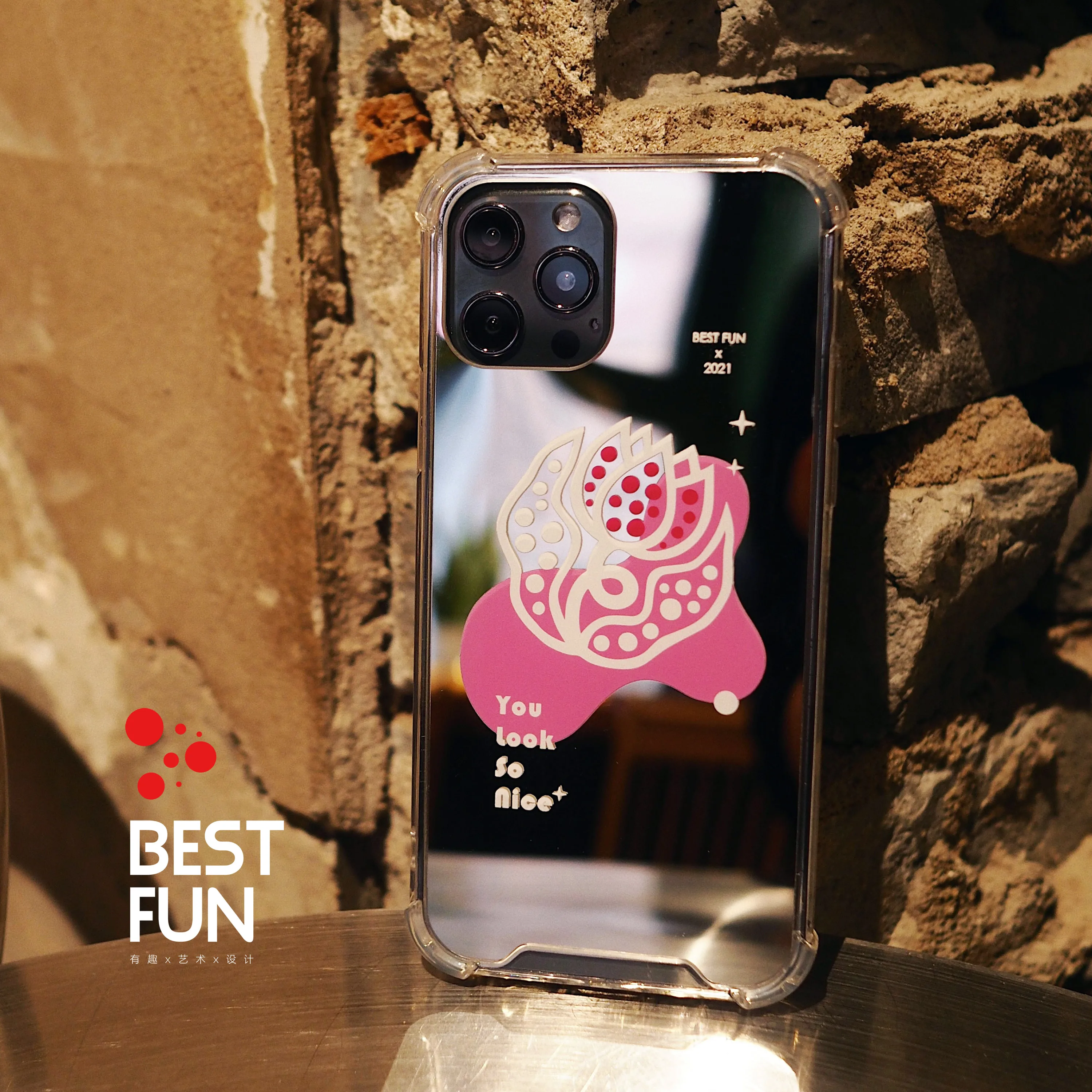 

Luxury Phone Case Makeup Mirror Case Anti-fall For iphone XS MAX XR 11 12 Pro MAX Shockproof Cover iphone 7 8 plus Yayoi Kusama
