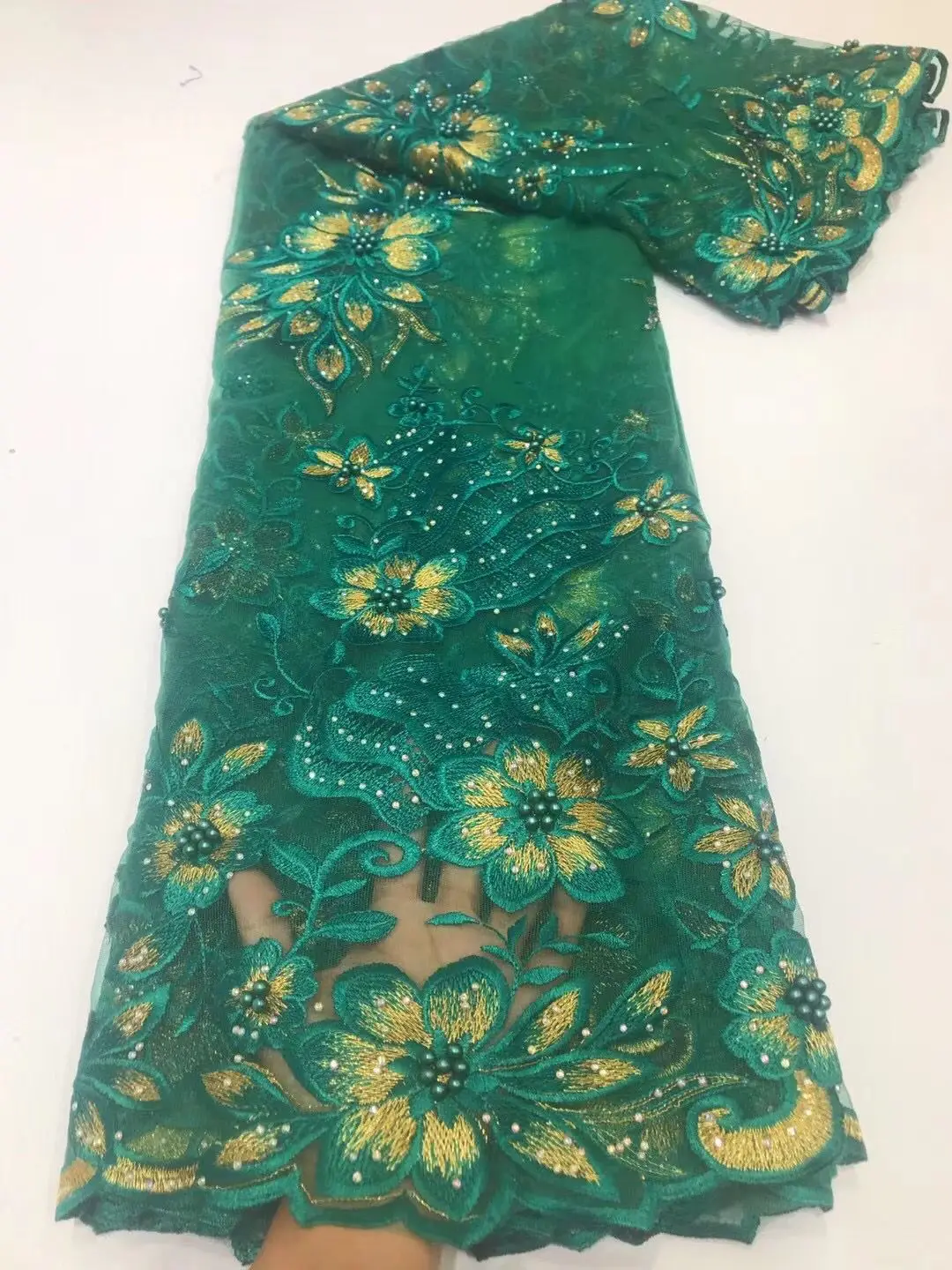 2022 Распродажа по самой низкой цене! Сетчатая кружевная ткань 3D африканские