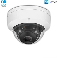 5mp video camera ip dome onvif 180 degree 1 7mm fisheye lens vandalproof ir night vision surveillance indoor camera