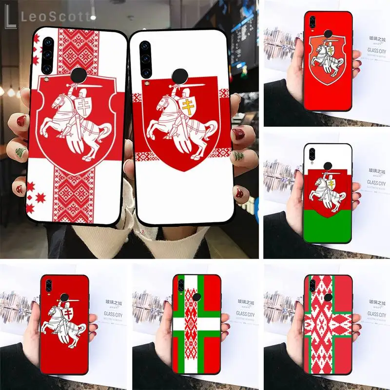 Чехол с национальным флагом Республики Беларусь для телефона Huawei Honor view 7a5.45 дюйма