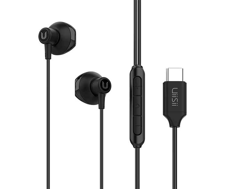UiiSii Новые usb type-C игровые музыкальные наушники C12 динамические наушники для huawei Xiaomi Meizu Phone