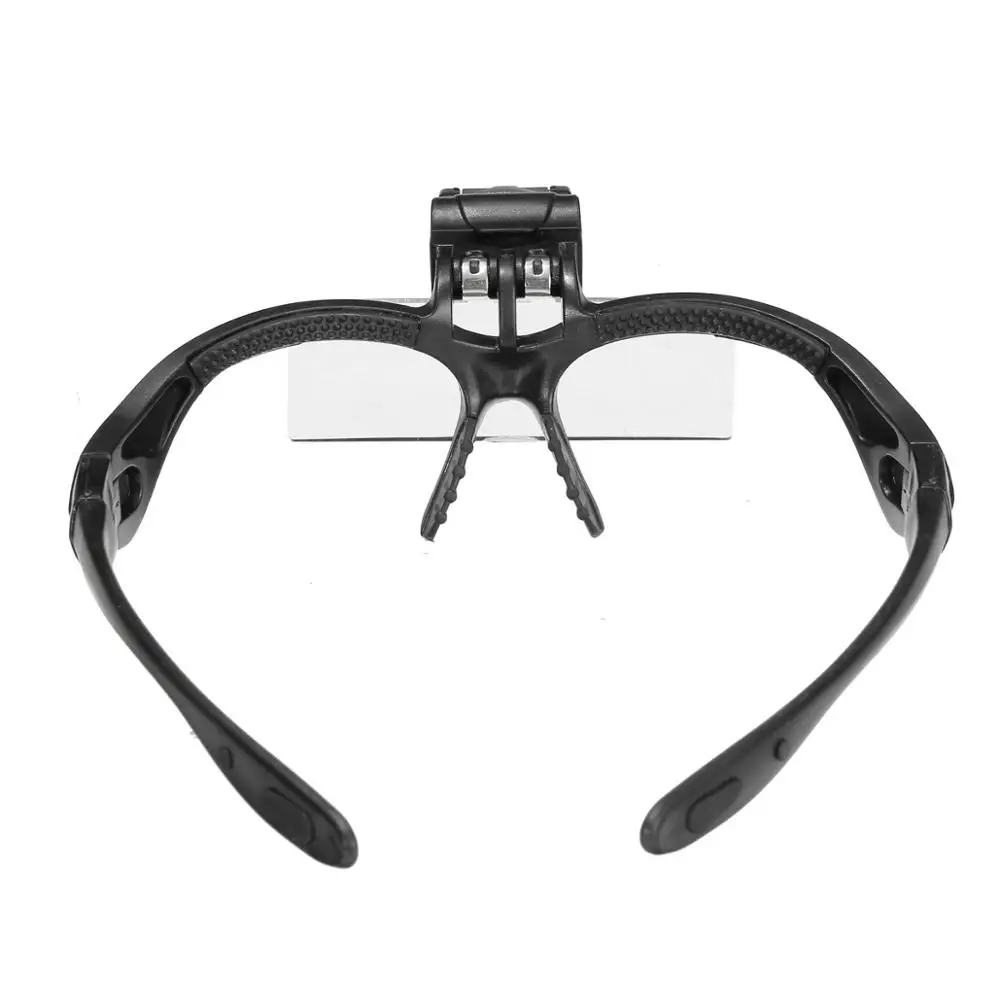 

New type of 5PCS lens adjustable magnifying glass, with magnifying glass magnifying glass with 2 LED lights, used for body art o