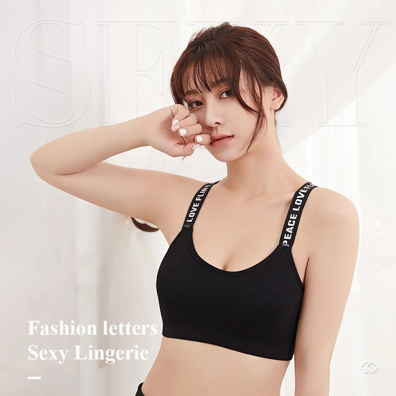 

Sports Vest Women Gym Bra Running Fitness Workout Underwear Breathable Free Size A-D Girl Bra Soft Women Underwear Vest