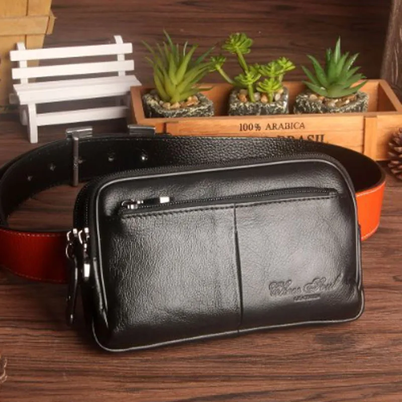 Мужская сумка для сотового телефона на пояс сумка-клатч мужская из натуральной