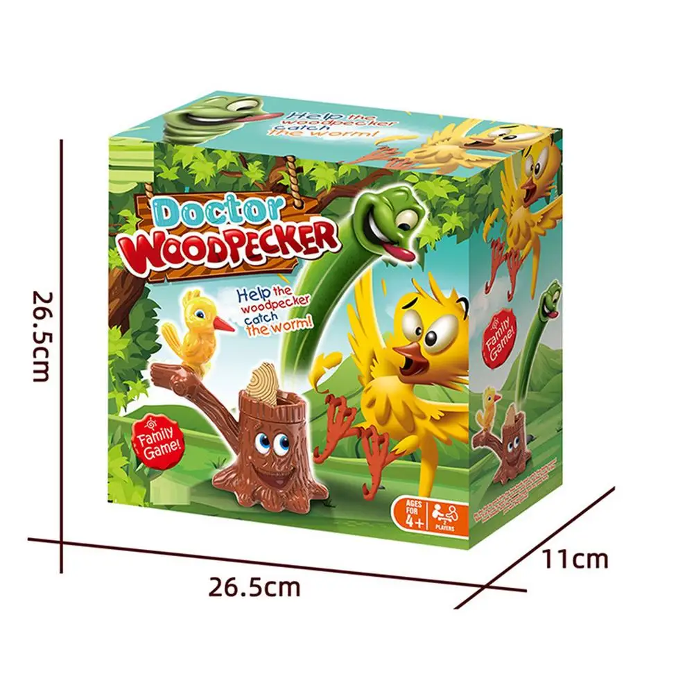 

Toddler Fine Motor Skill Toys Woodpecker Catch And Feed Game Toy For Kids Children Early Learning Education Puzzle Classic Games