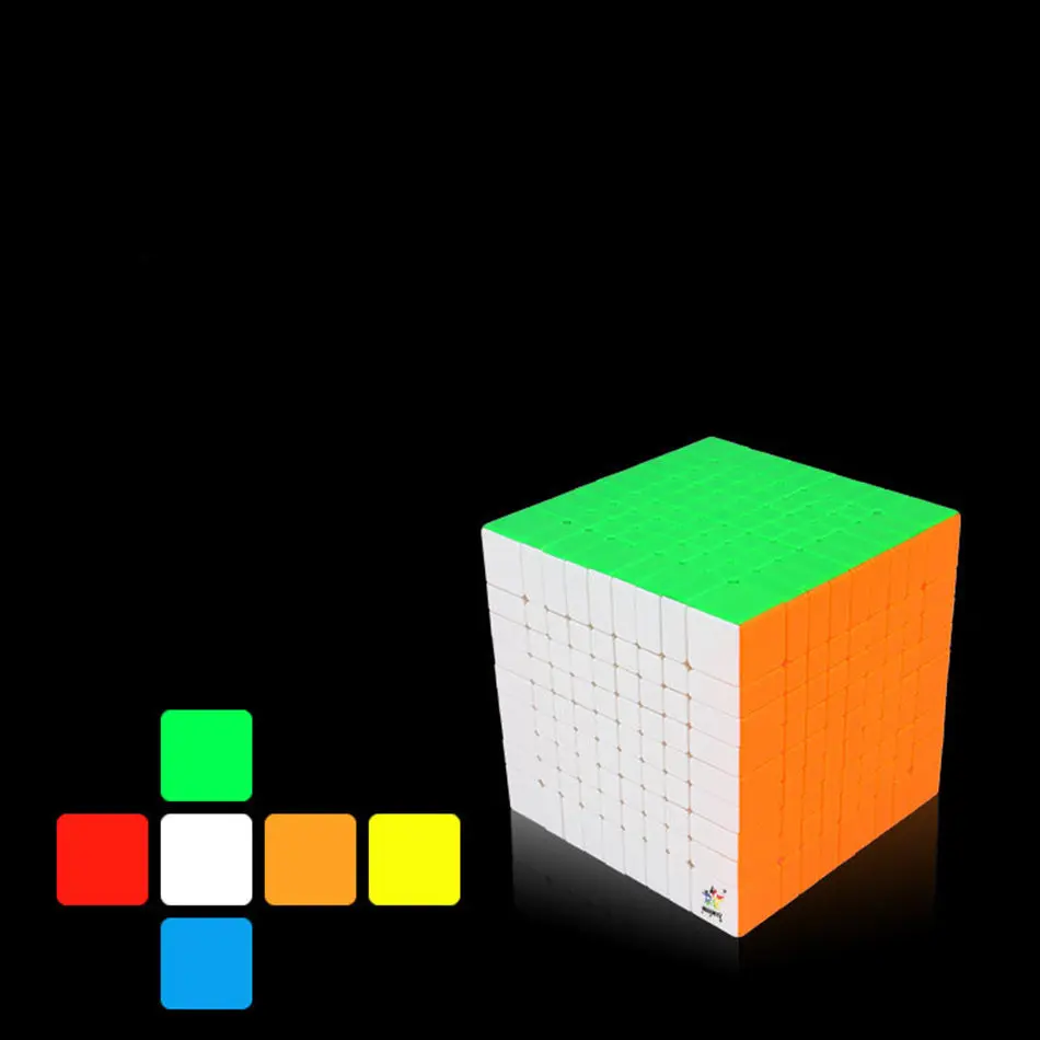 Yuxin 9x9 волшебный куб Yuxin Little Magic 9x9x9 волшебный куб 9 слоев скоростной куб профессиональный пазл детские игрушки подарок cubo magico