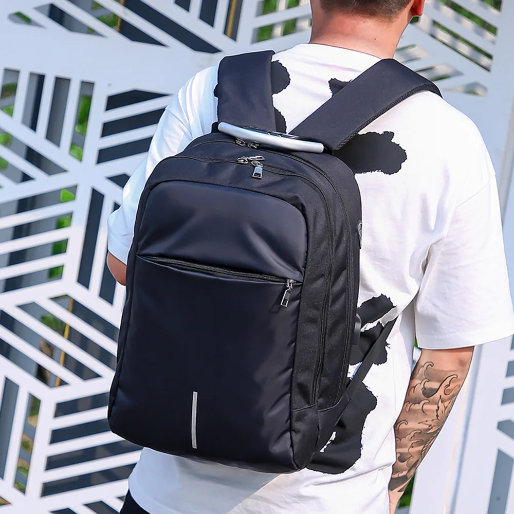 Легкая сумка для хранения с usb зарядным портом и отверстием наушников замком на