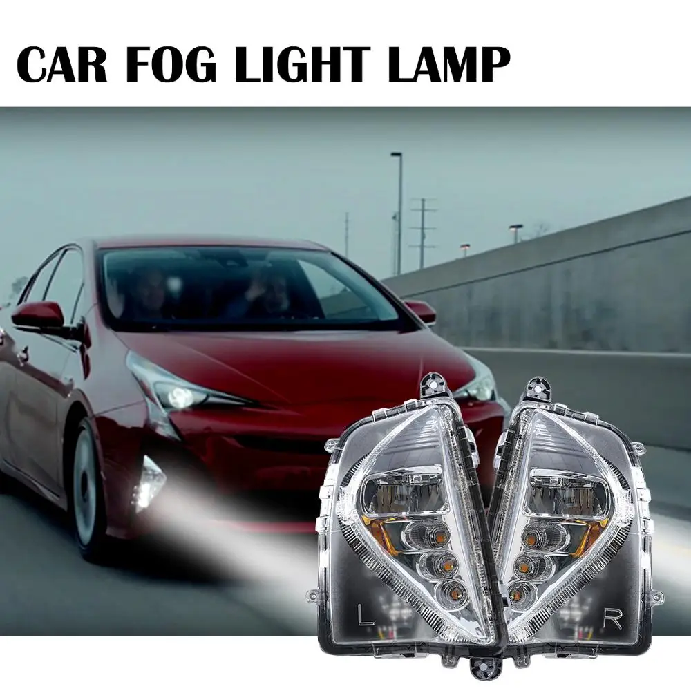 Magic ColorM 1 комплект супер яркий передний бампер противотуманная фара для Toyota Prius 2016