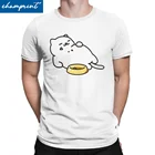 Мужские Неко Atsume Таббс Кот Классический Футболка каваи игру кошки Китти коллектор хлопковый топ Винтажная Футболка Графический Футболка с принтом