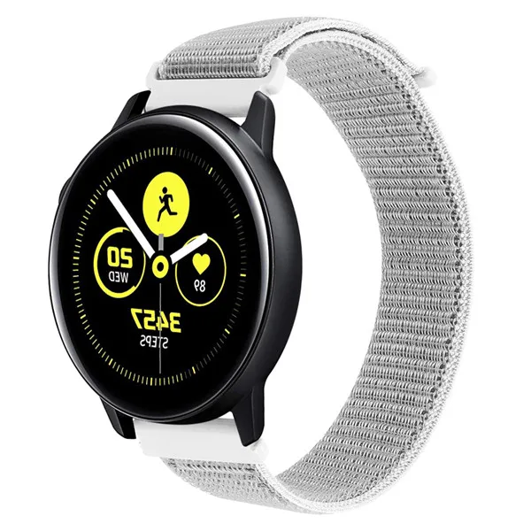 Color D 20 мм ремешок для часов Quick Release для samsung Galaxy Watch Active 2 Band Galaxy 42 мм ремешок Classic gear S2 спортивные часы с нейлоновым ремешком - Цвет: Color D
