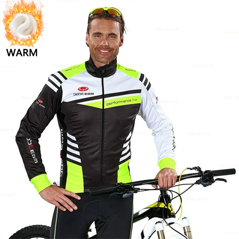 

New Winter Warm Fleece Cycling Clothing Set Mountian Bike Clothes Wear Ropa Ciclismo Racing Bike Clothing Cycling Suit Jackets
