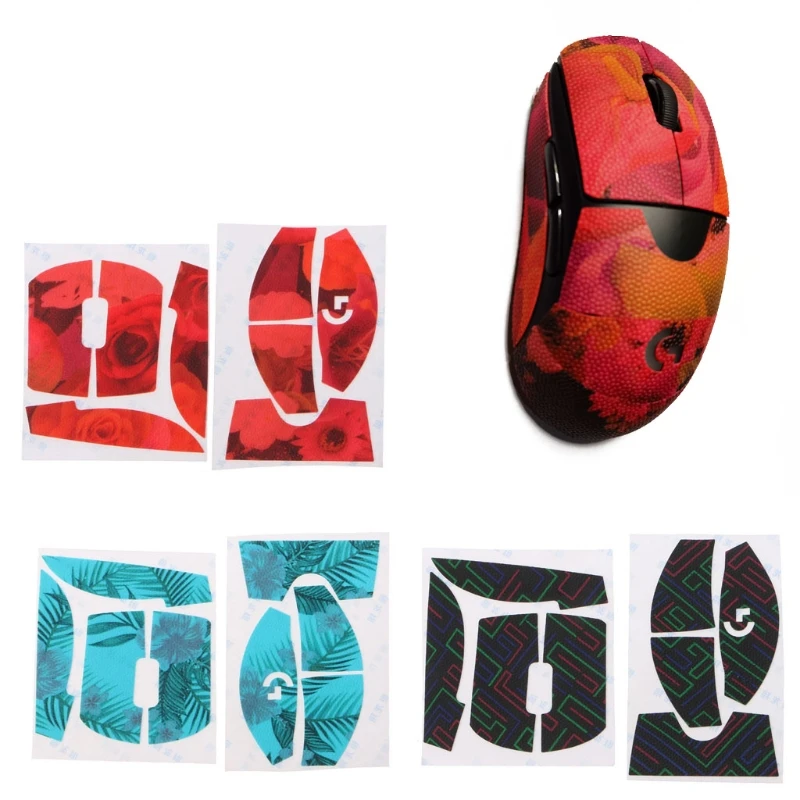 

1 Set Handmade Anti-Slip Gaming Mice Sticker Suck Sweat Ultra-thin Gaming Mouse Skins for Logitech G Pro Wireless Mouse Skin