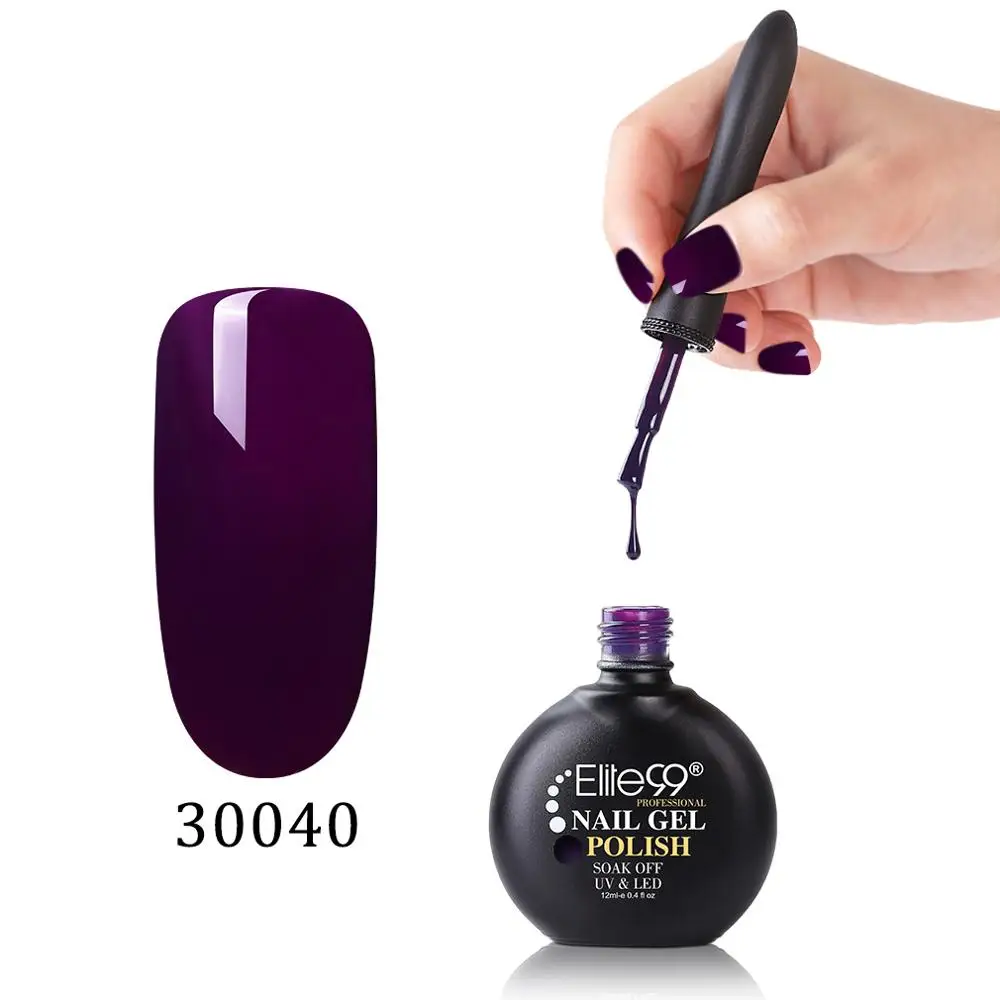 Гель лак для ногтей Elite99 3 го поколения 12 мл длинная крышка полуперманентный гель