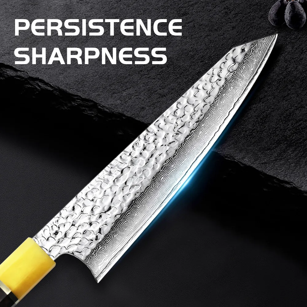 Нож шеф повара VG10 из дамасской стали японские кухонные инструменты для