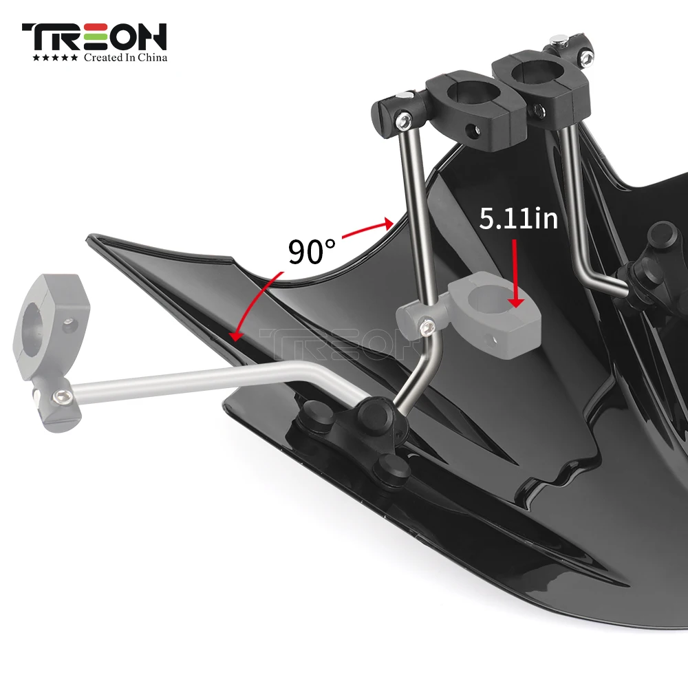 

Adjustable Windshield Windscreen Bracket For Yamaha FZ6 FZ1 FZ8 FZ8N FZ 1 6 8 XJ6 MT125 MT-01 MT 01 07 09 03 10 MT03 MT09 MT07