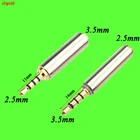 Cltgxdd 1 шт. Золотой 2,5 мм штекер на 3,5 мм гнездо 3-полюсный 4-полюсный аудио стерео адаптер переходник для наушников