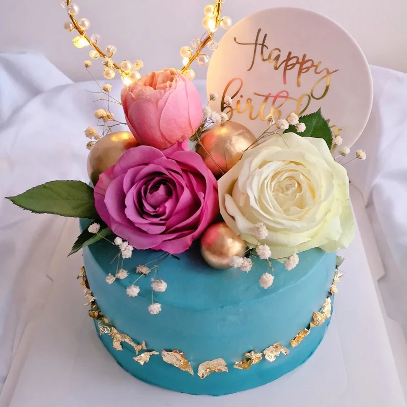 3g съедобный Золотой чешуйчатого льда для выпечки украшения из розового золота