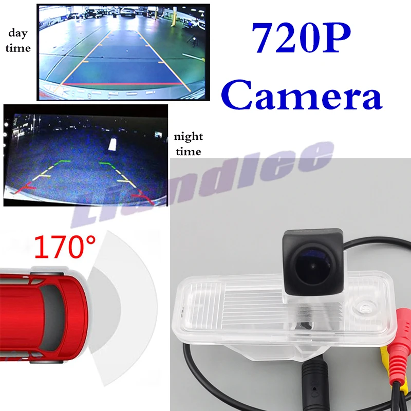 

Автомобильная камера заднего вида для KIA Carens RP MK3 2012 ~ 2015, большая CCD камера заднего вида с функцией ночного видения 720 RCA, водонепроницаемая