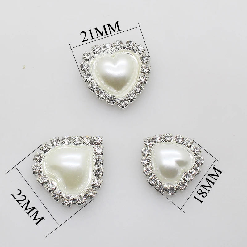 SKYE CIEL 10Pcs Multiple sizes Diy crystal white pearl wedding jewelry accessories 100% scratch-free rhinestone crafts exquisite | Украшения