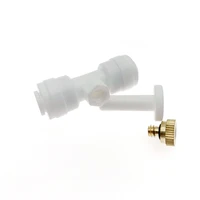 garden patio water spray misting cooling system atomizing nozzles 10 24 unc tees connectors end plug humidify landscaping 5 sets