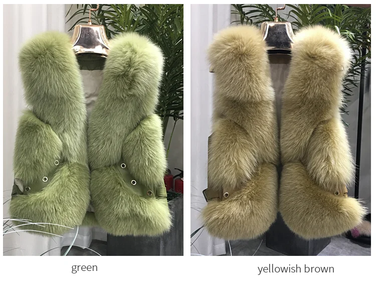 ZDFURS* из натурального меха лисы жилет короткий без рукавов Vestwoman зимние теплые натуральный меховой жилет натуральным лисьим мехом Меховая куртка лисий мех пальто
