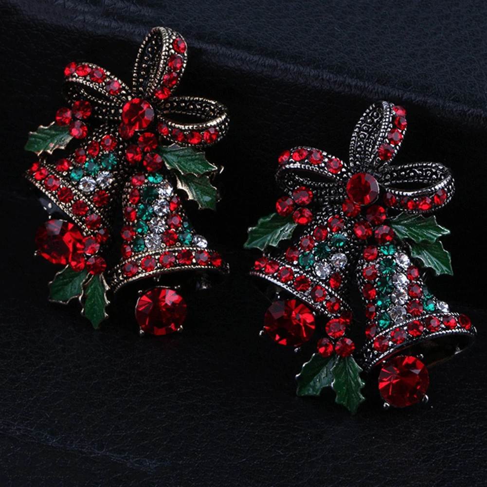 Модная брошь на булавке Женская Брошь Рождественский колокольчик модели