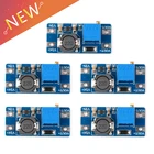 Регулируемый Повышающий Модуль MT3608 DC-DC, модуль повышающего преобразователя постоянного тока 2-24 В до 5 В, 9 В, 12 В, 28 в