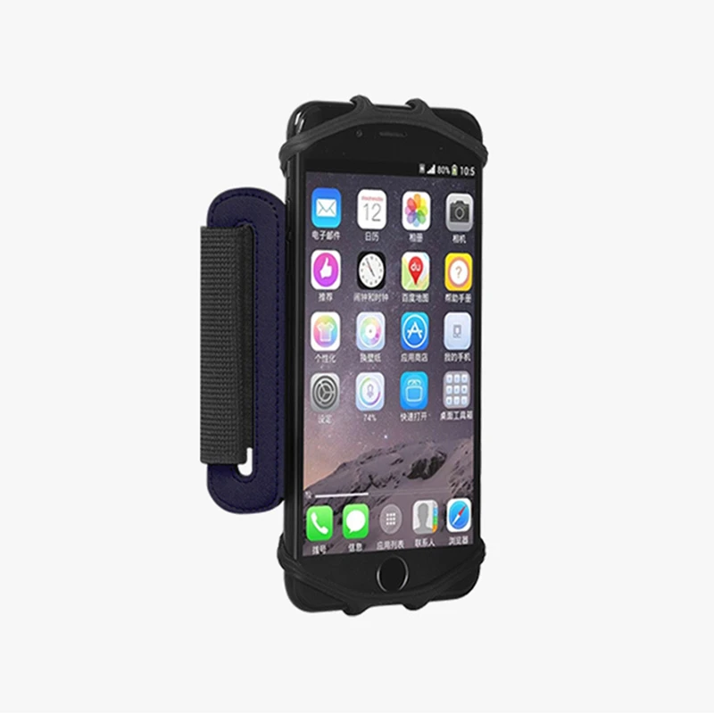 outdoor 180° mobile phone running phone bag wristband belt jogging cycling gym arm band holder wrist strap bracket stand support free global ship