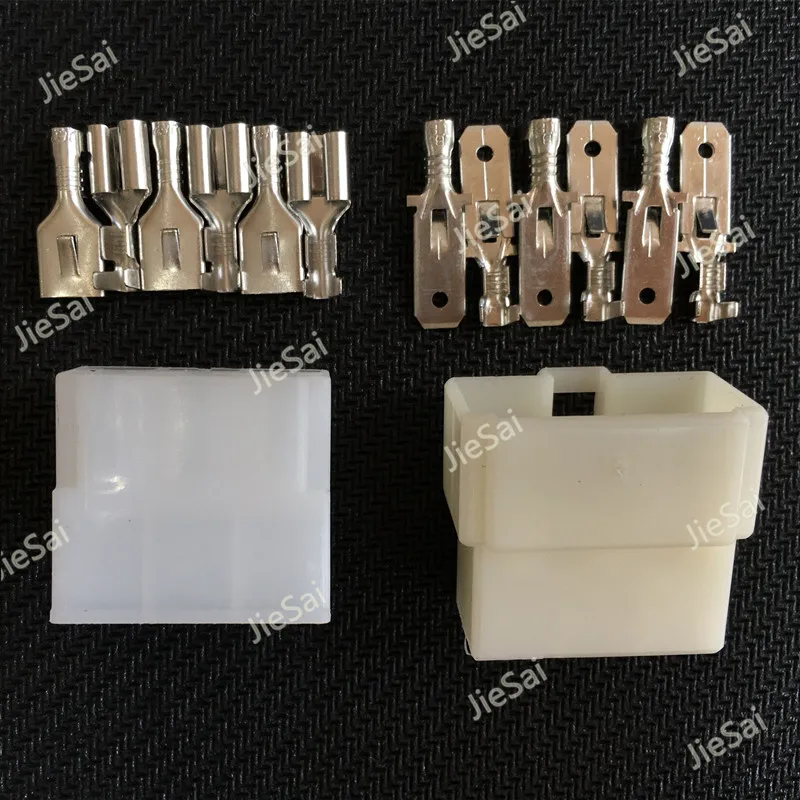 6-контактный гнездовой и Штекерный разъем серии 6 3 с клеммами DJ7061-6.3-11 DJ7061-6.3-21 |