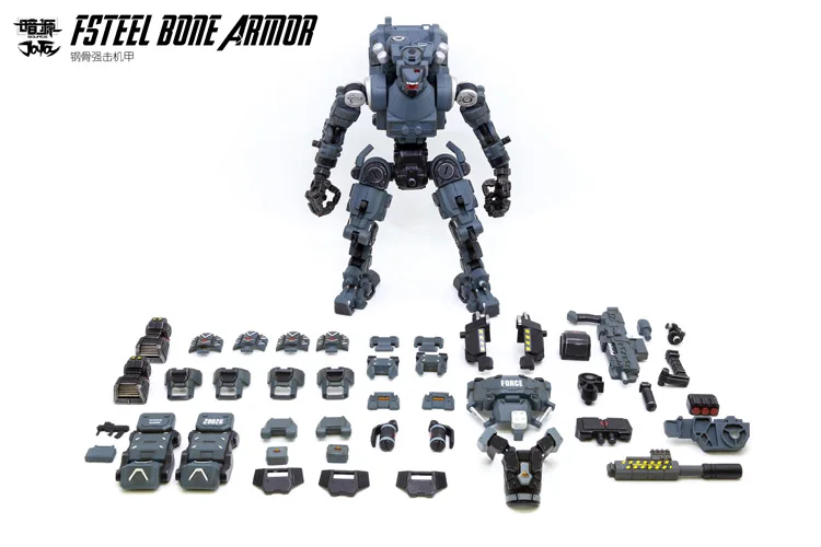 1/25 JOYTOY фигурка FSTEEL BONE ARMOR Mecha и военный солдат фигурка модель игрушки коллекция игрушек Рождественский подарок
