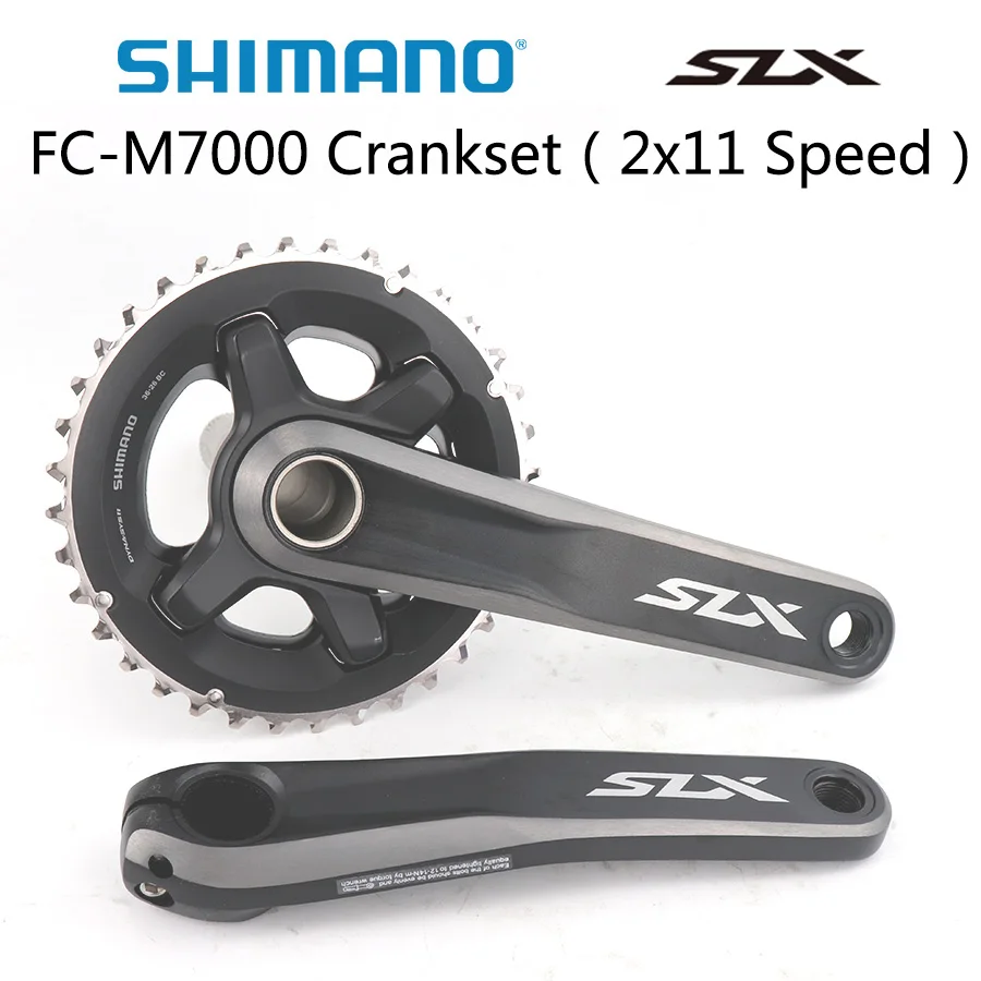 Shimano DEORE SLX FC M7000 HOLLOWTECH II Crankset M7000 2x11-speed 26-36T 170 мм 175 мм Аксессуары для велосипеда