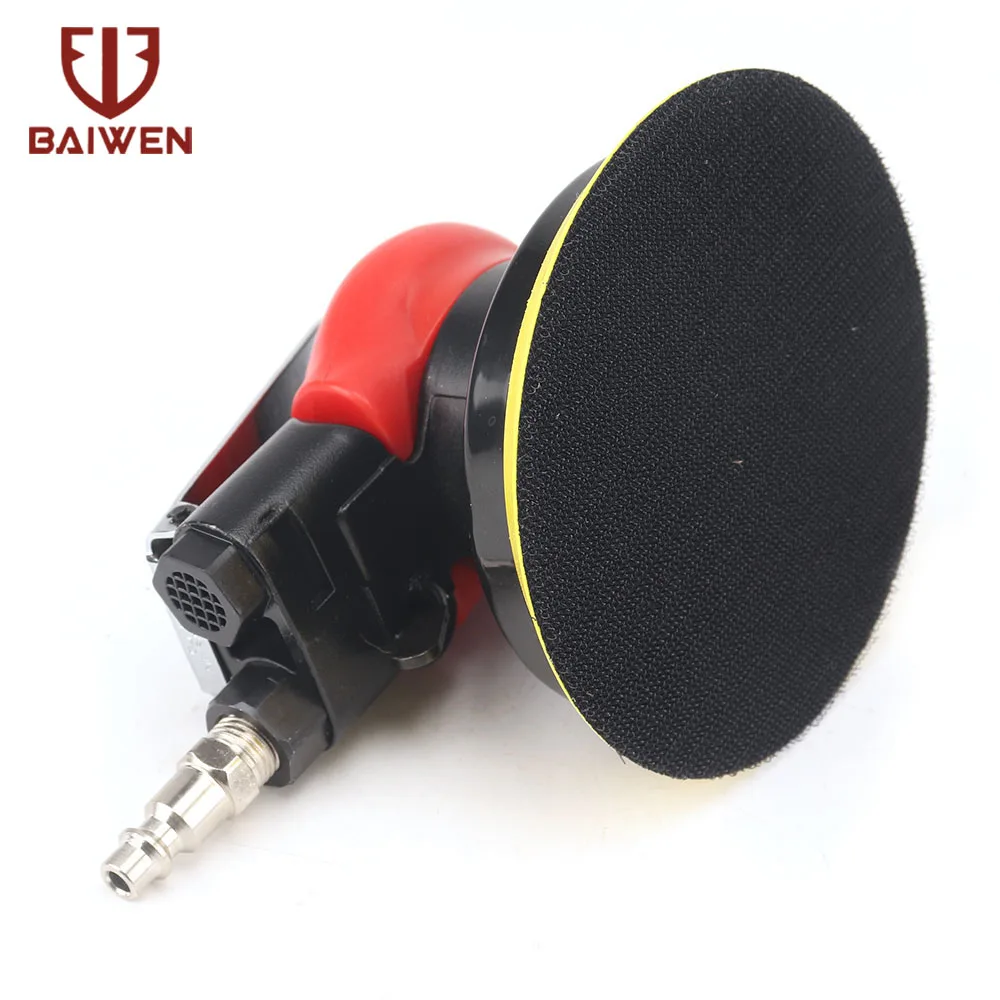 5 zoll Pneumatische Air Sander Polierer Werkzeuge DA Zufällig Orbital Palm Maschine Polieren Mühlen für Autolack Pflege Rost Entfernung – Detail 6