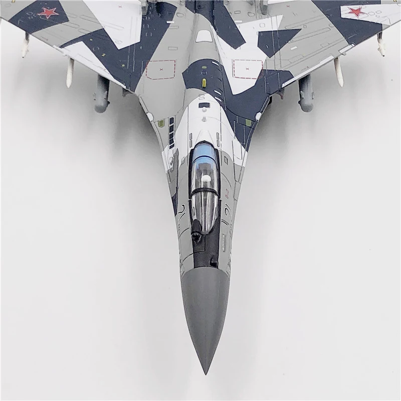 Модель самолета Jason TUTU модель российского истребителя ВВС Su 35 из сплава Литые