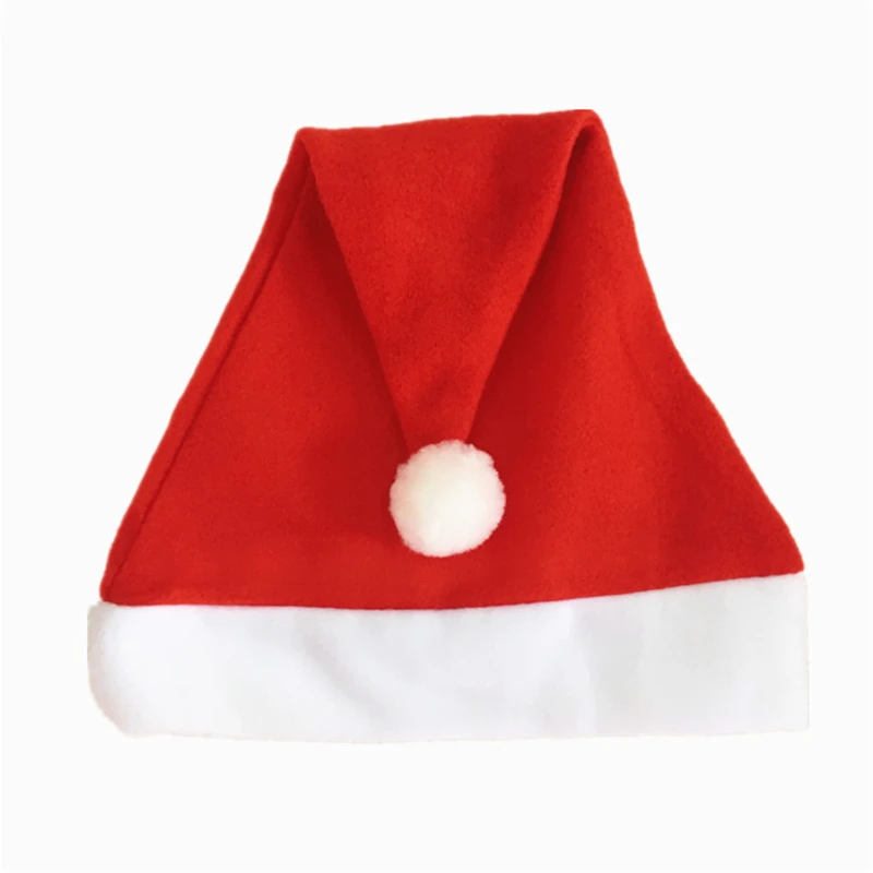 Рождественская шапка для взрослых и детей Красная Санта Клауса женщин мужчин