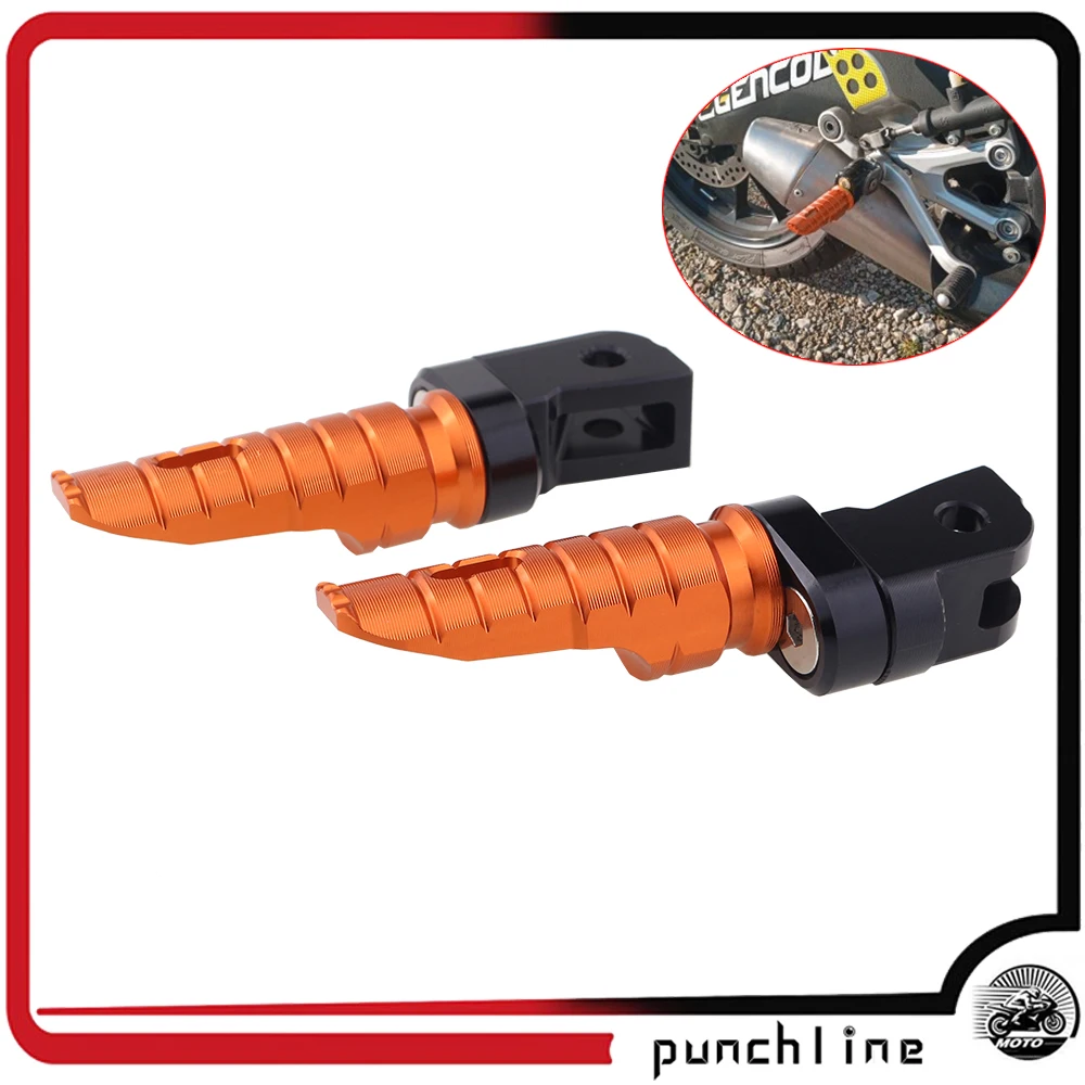 

Fit For DUKE 250 390 690 790 790R 890 890R DUKE 200 Rotating Front Footpegs Foot Pegs