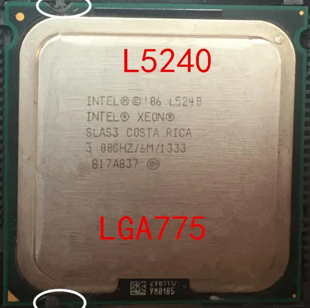 Процессор L5240 3 0 ГГц/LGA775/6 Мб кэш-памяти L2/двухъядерный/FSB 1333 МГц/45 нм бесплатная