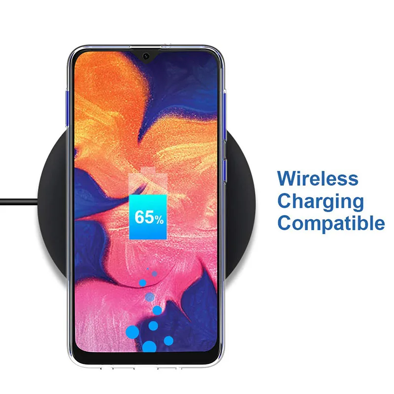 Полноразмерный защитный чехол для телефона чехол для samsung Galaxy A10 SM-A105M/DS мягкий прозрачный силиконовый чехол из мягкого ТПУ samsung A10 Galaxy-A10