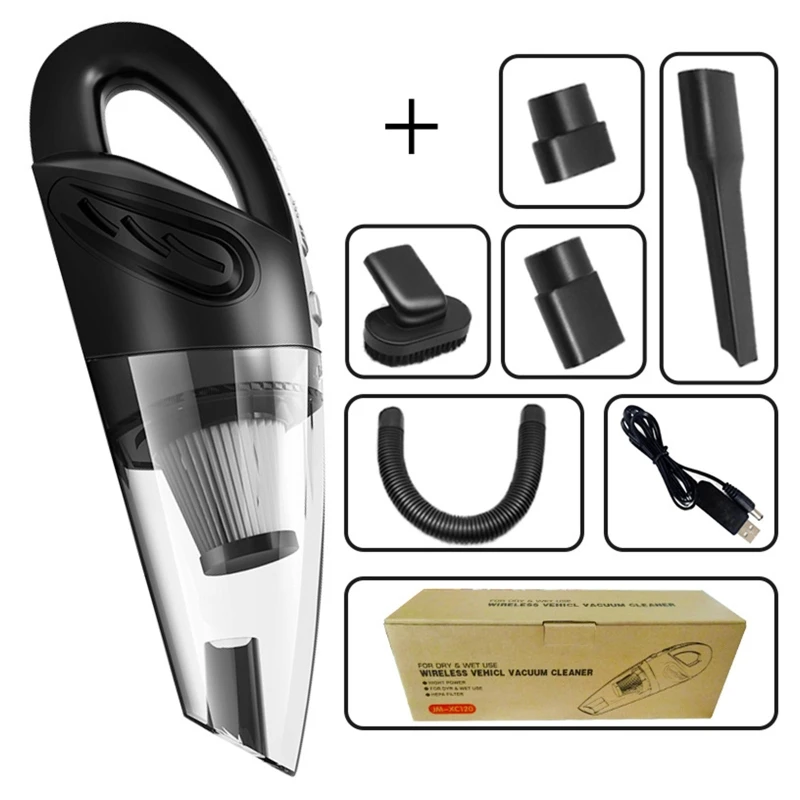 

Portable USB / Wireless Dual Purpose Handheld Vacuum Cleaner Multifunction Home Car Cleaner Practical Automobile Home