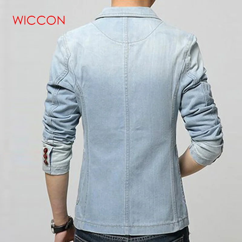 Новинка осени 2020 модный брендовый Мужской Блейзер мужские трендовые джинсовые