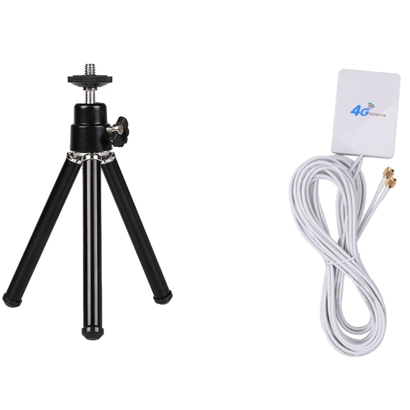 

3G 4G LTE Router Modem Aerial External Antenna With SMA Connector Cable With Lightweight Mini Portable Tripod