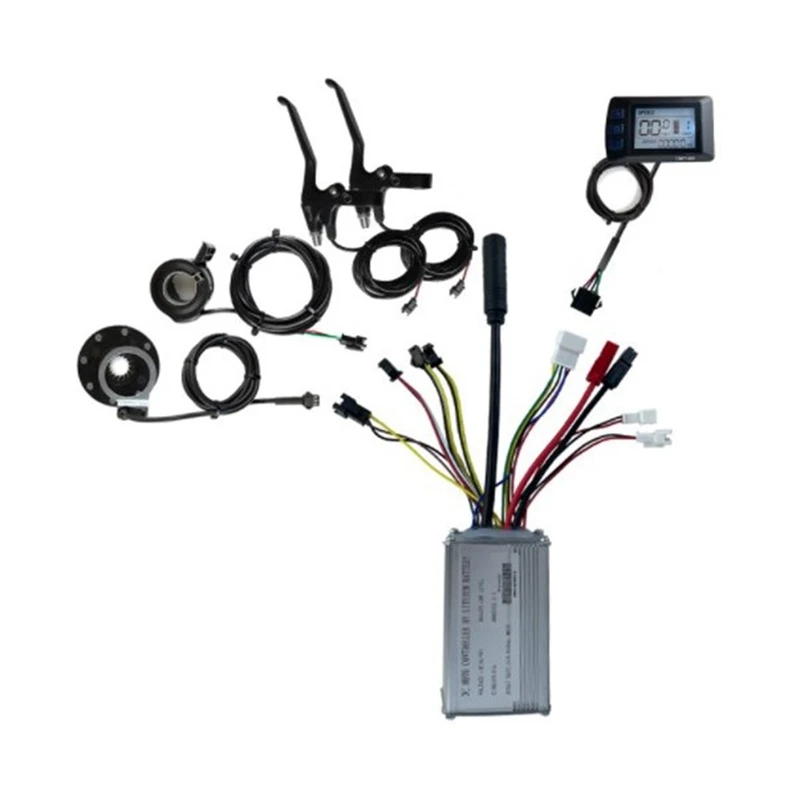 

Контроллер электровелосипеда 36 в 48 в 250 Вт с ЖК-дисплеем M3 SM Plug 15A преобразование электродвигателя велосипеда