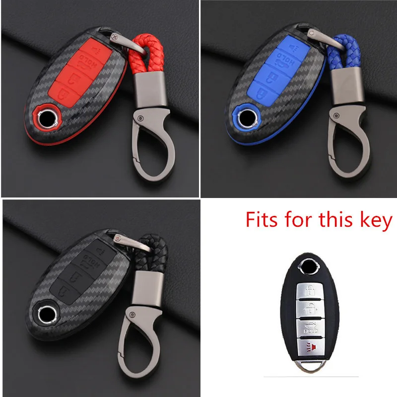 Корпус из карбонового волокна чехол ключа дистанционного управления