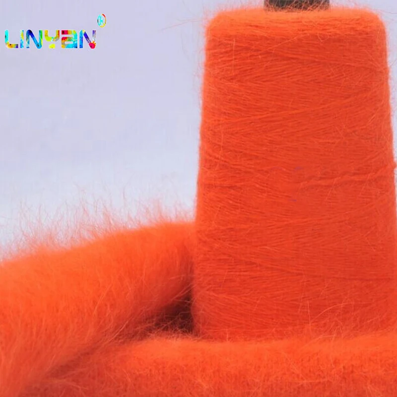 2 шт. * 100g резьба к вязаная норка кашемир шерстяная пряжа норки вязание крючком