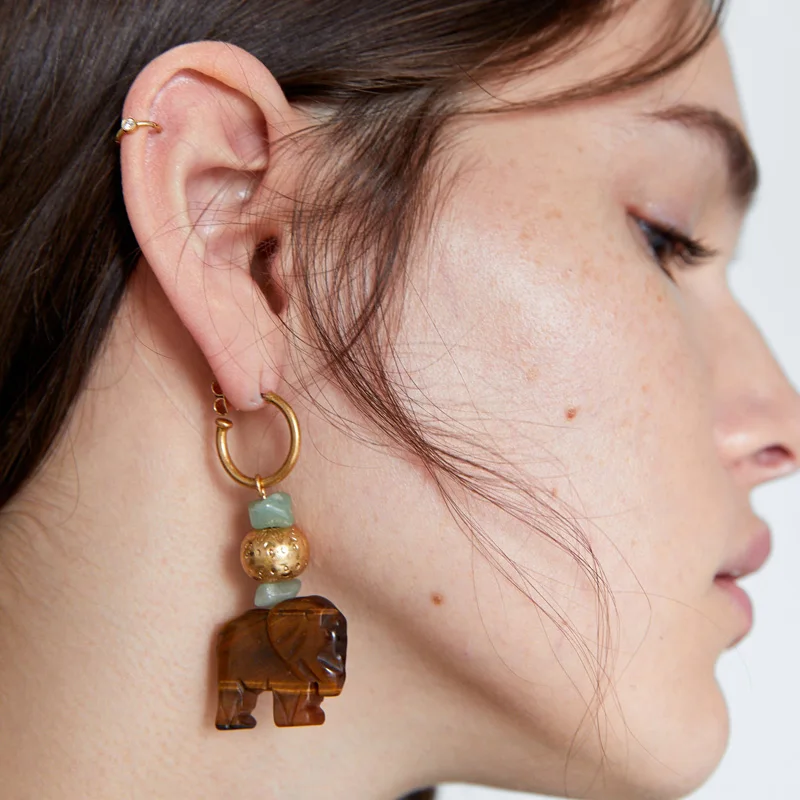 Женские Висячие серьги с кристаллами JURAN эффектные геометрические Za в богемном